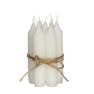 White_taper_candle____h_11_cm____set_7